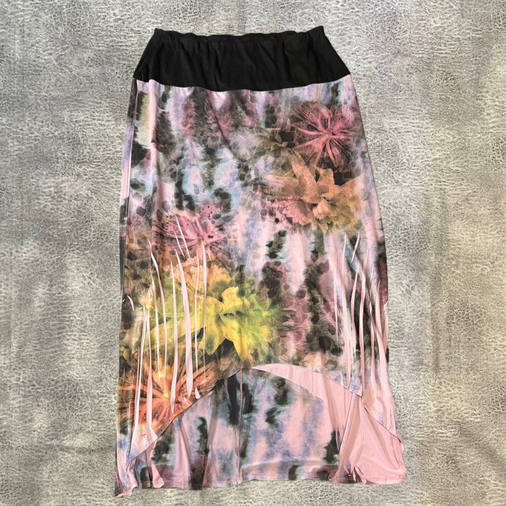 Y2k Tie Dye Watercolor Pastel Maxi Skirt